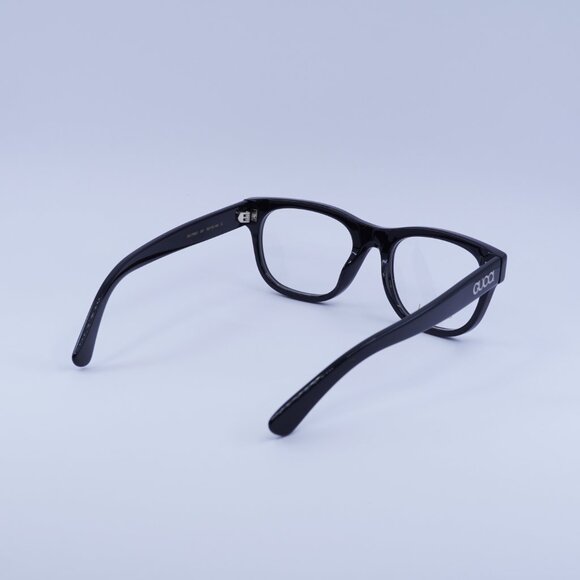 Gucci GG1796O 001 Eyeglasses Shiny Black 52mm Square Frame - Picture 9 of 10